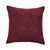 Housse de coussin chenille - lot de 2 (figue)