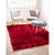 Tapis poils longs (rouge)