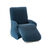 Housse texturée bi-extensible spéciale fauteuil relax (bleu)