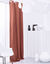 Rideau oeillets uni (terracotta)