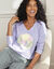 Tee-shirt manches longues "Nature Sauvage" (parme)