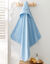 Cape de bain bébé personnalisable (bleuet)