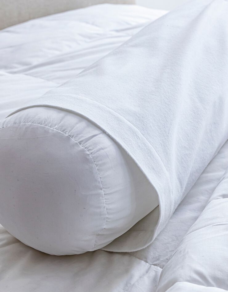 Sous-taie de traversin éponge imperméable anti-acariens Bi-ome® (blanc)