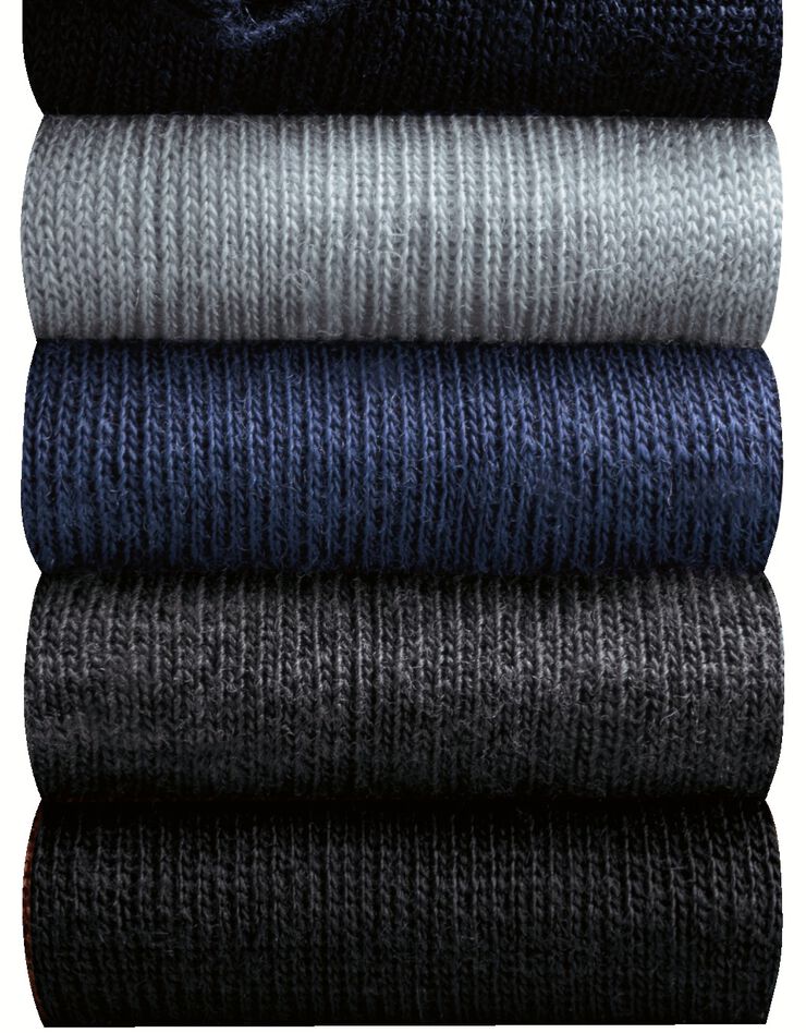 Chaussettes spéciales circulation - lot de 2 paires (bleu jean)