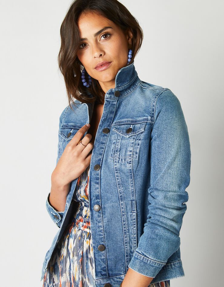 Veste brodée en jean (bleached) Veste brodée en jean (bleached)