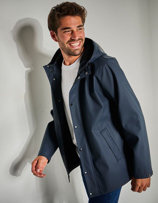 Ciré imperméable en polyester recyclé(**) (marine)