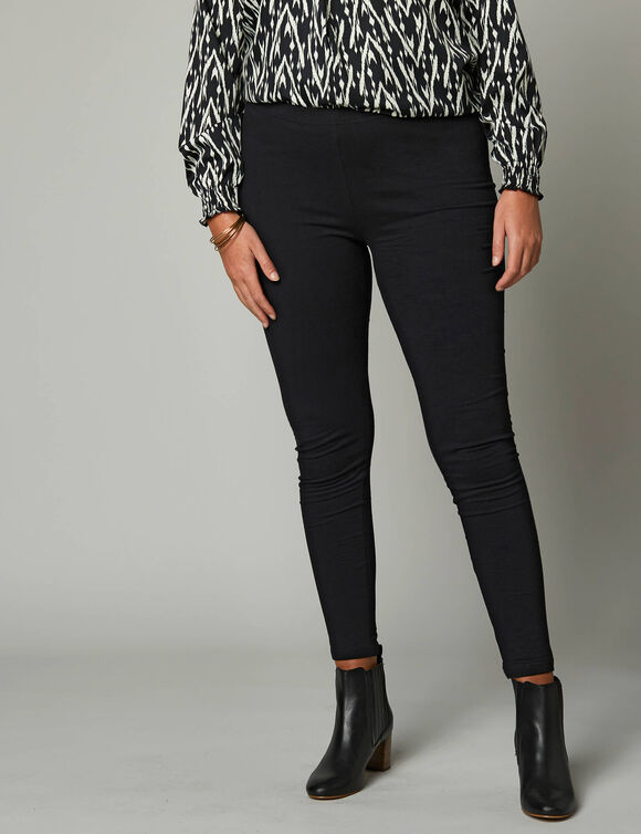 Legging taille élastiquée - lot de 2 (noir / noir)