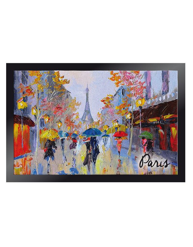 Tapis anti-poussière motif avenue (unique)