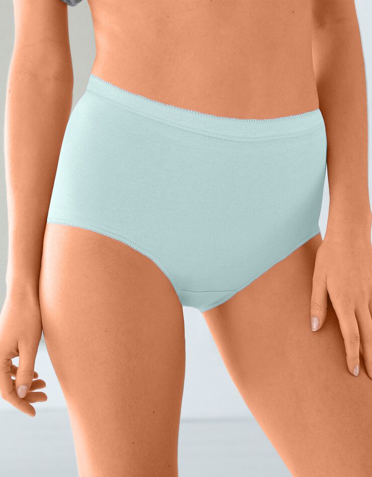 Culotte super maxi basique - lot de 3 (ciel + corail + lavande) Culotte super maxi basique - lot de 3 (ciel + corail + lavande)