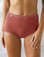 Culotte maxi Basic - lot de 3 (brique + corail + blanc)