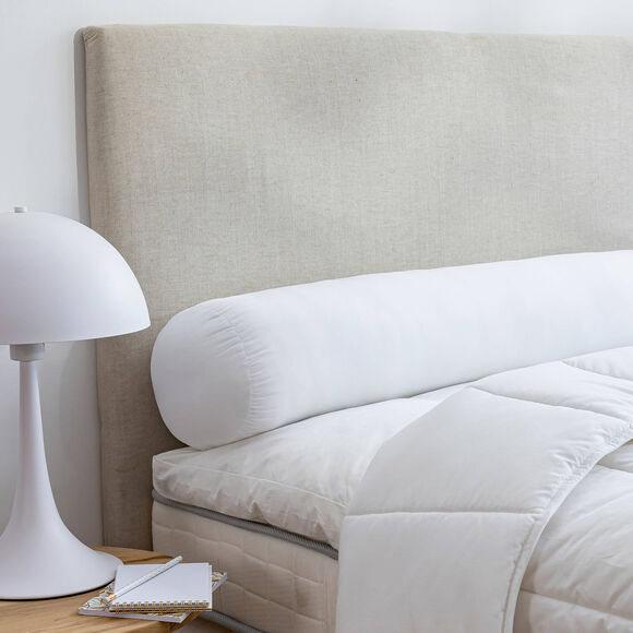 Traversin microfibre confort moelleux (blanc)