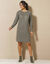 Robe pull torsadée  (kaki)