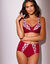 Gainette effet ventre plat Calenca (cerise)
