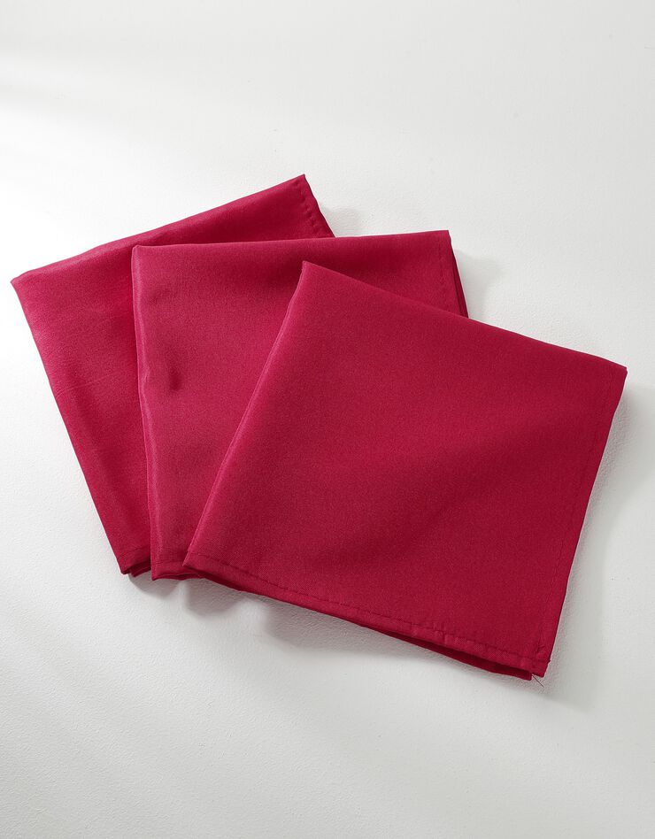 Nappe unie entretien facile (rouge)