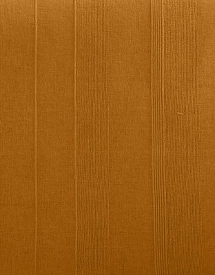 Plaid ou jeté uni coton tissage artisanal (caramel)