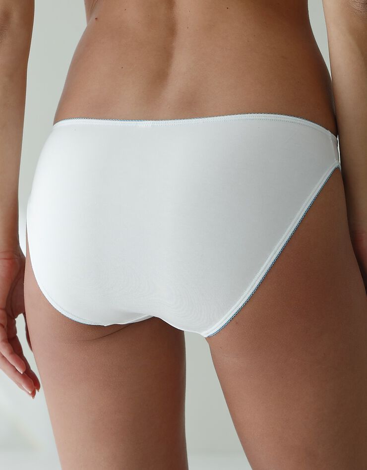 Slip coton imprimé "cosmic" - lot de 4 (bleu) Slip coton imprimé "cosmic" - lot de 4 (bleu)
