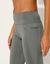 Legging taille haute avec empiècements résille (kaki)