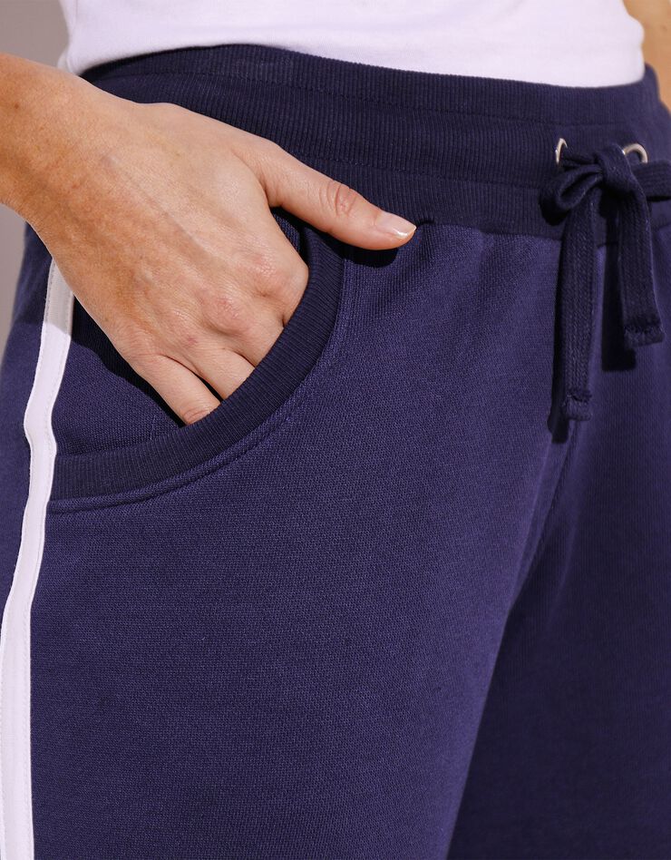 Pantalon blousant bicolore (marine / blanc) Pantalon blousant bicolore (marine / blanc)