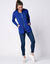 Veste polaire zippée manches longues (bleu dur)