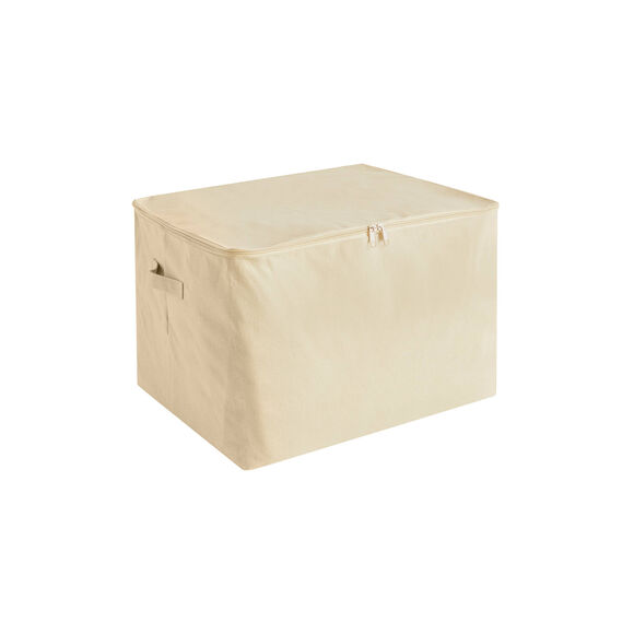 Housse de rangement zipp&eacute;e taille M beige  (beige)