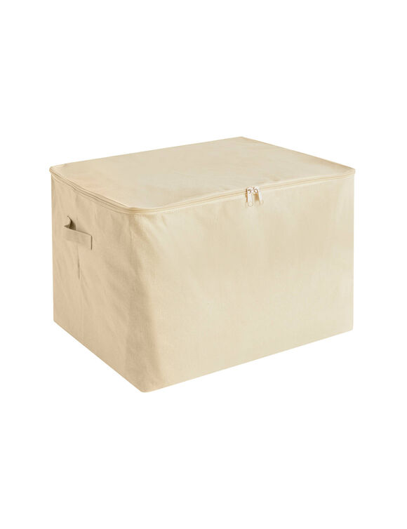 Housse de rangement zipp&eacute;e taille M beige  (beige)