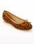 Ballerines plates imprimées léopard. (beige / noir)