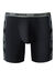 Boxer long imprimé côté coupe short - lot de 2 (noir + bleu)