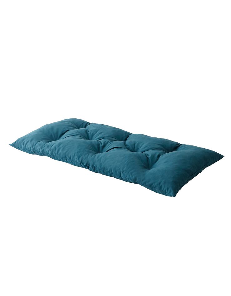 Long coussin de sol uni (bleu)