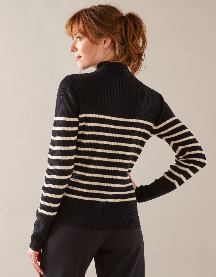 Pull Cardigan Rayé Col V Aéropostale - Femme/Junior - Taille L - Neuf Sans étiquette