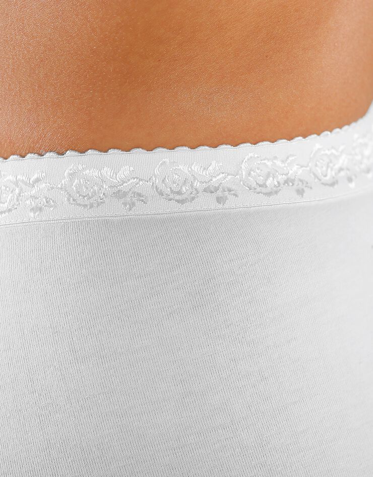 Culotte maxi effet ventre plat - lot de 3 (3 blanc) Culotte maxi effet ventre plat - lot de 3 (3 blanc)