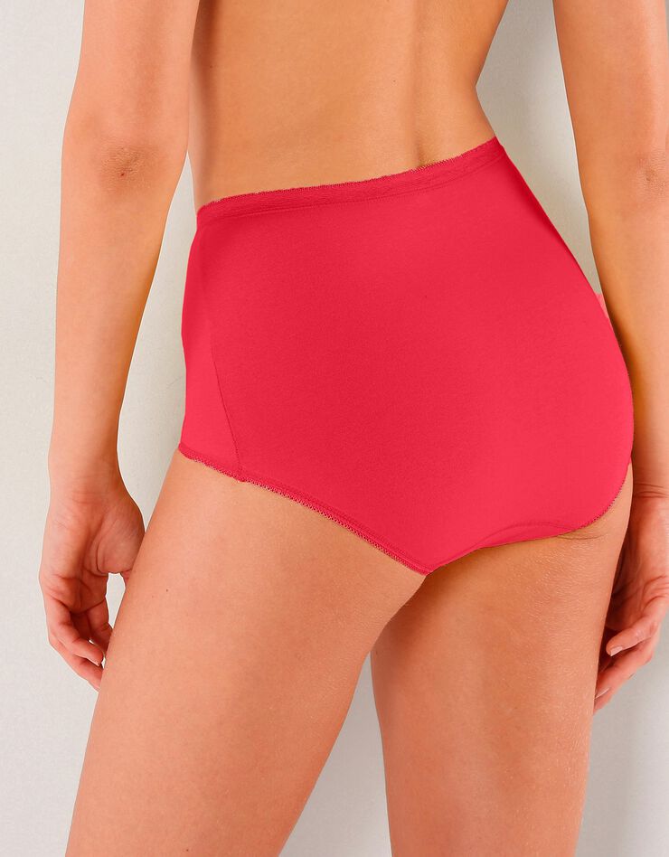 Culotte super maxi basique - lot de 3 (corail + bleu + mauve) Culotte super maxi basique - lot de 3 (corail + bleu + mauve)
