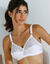 Soutien-gorge Coeur Croisé Classique - sans armatures (blanc)
