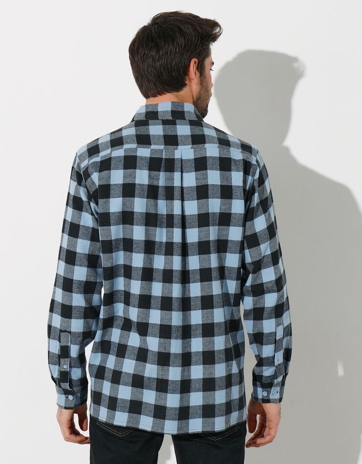 Chemise carreaux écossais flanelle (bleu / noir) Chemise carreaux écossais flanelle (bleu / noir)