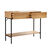 Console STOCKIES - 2 tiroirs, 1 tablette (naturel)