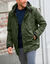 Parka imperméable doublée polaire à capuche (kaki)