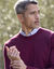 Pull uni col rond (bordeaux)
