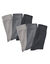 Mi-chaussettes basiques - lot de 6 paires (gris)