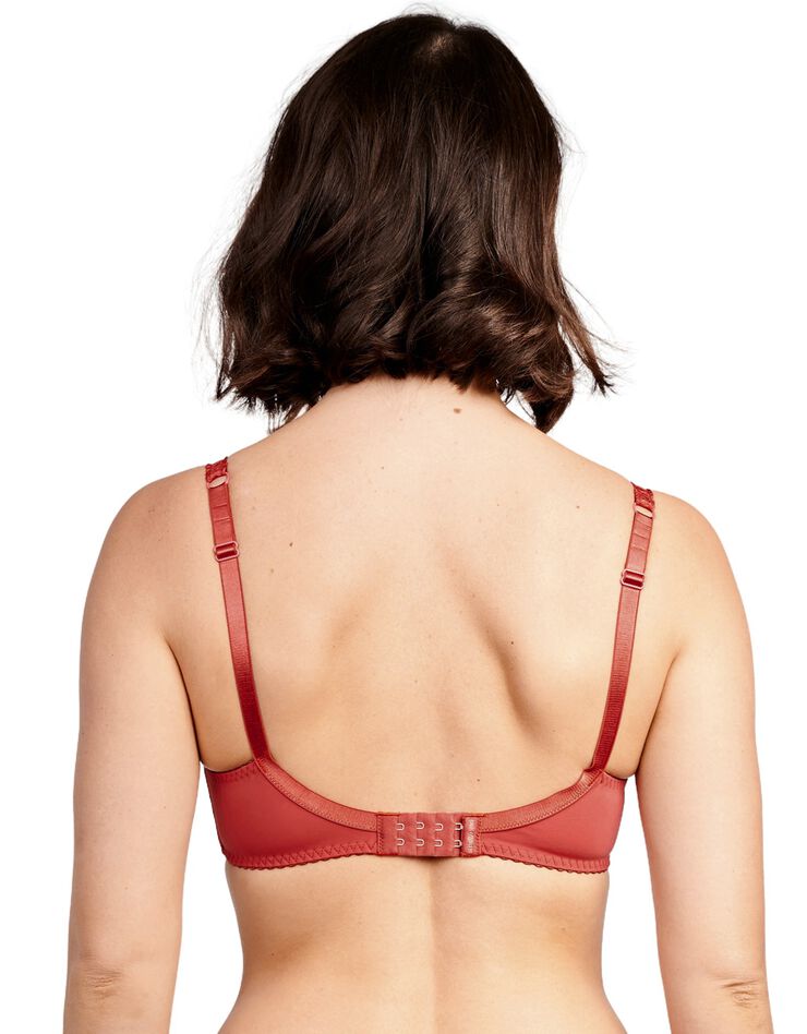 Soutien-gorge uni Arum - avec armatures (rouge) Soutien-gorge uni Arum - avec armatures (rouge)