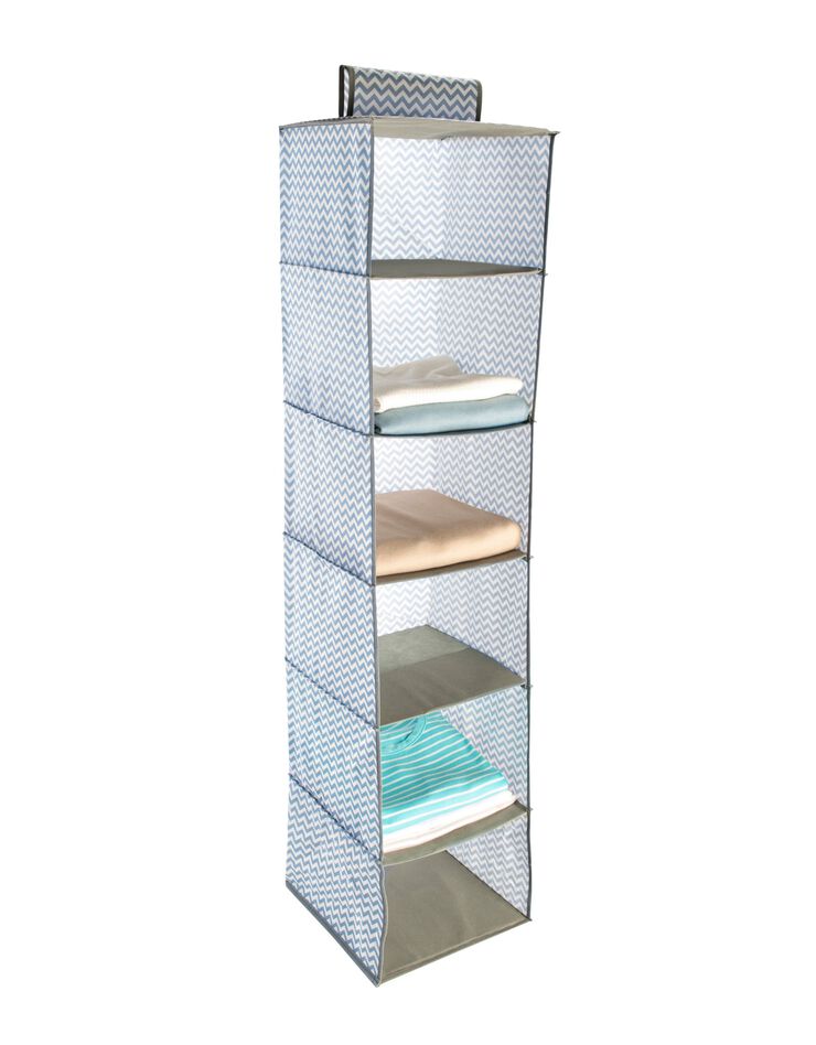 Etagère souple suspendue 6 compartiments (gris) Etagère souple suspendue 6 compartiments (gris)