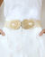 Ceinture élastiquée boucle effet nœud (naturel)