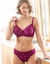Soutien-gorge forme embo&icirc;tante dentelle unie Arum - avec armatures (violine)