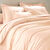 Linge de lit uni - coton 57 fils/cm&sup2; (rose poudr&eacute;)