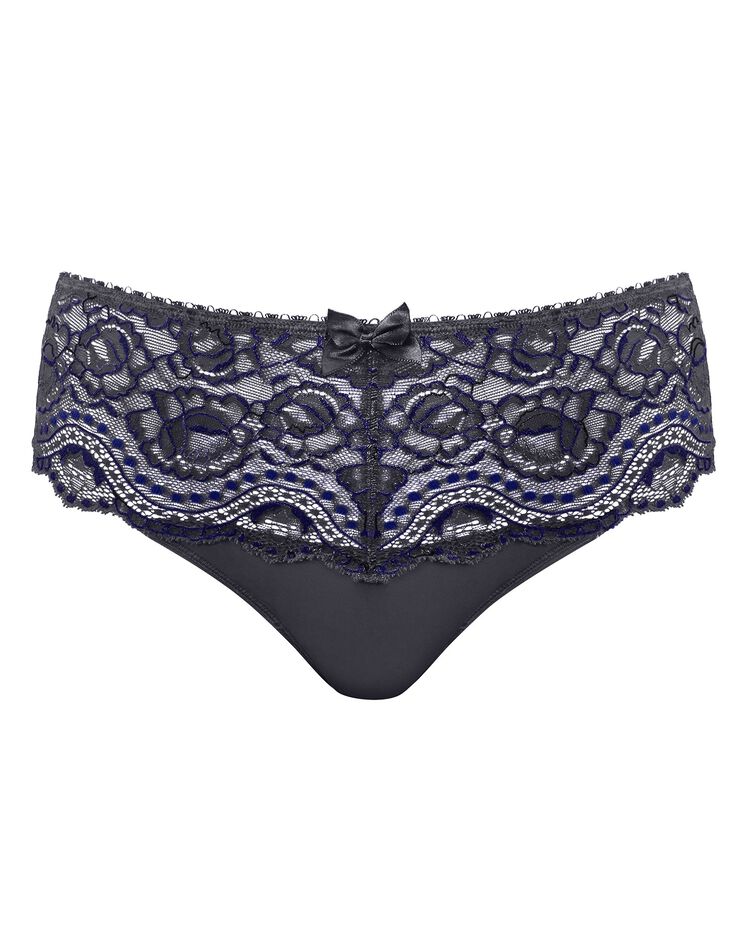 Slip forme midi dentelle "Flower élégance" (gris) Slip forme midi dentelle "Flower élégance" (gris)