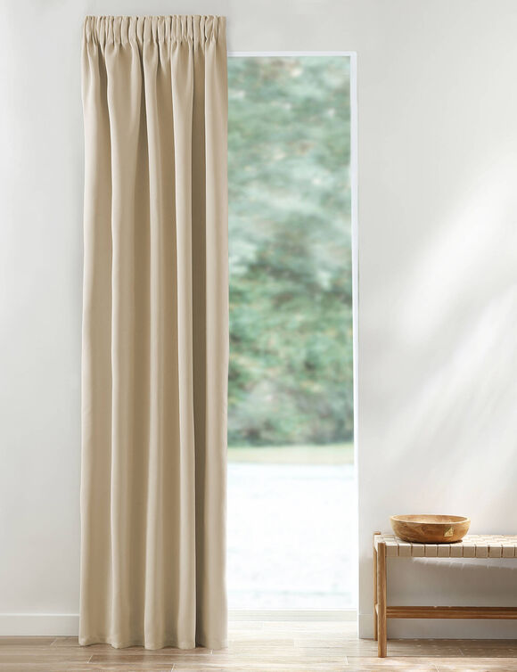 Rodeau occultant satiné  (beige)