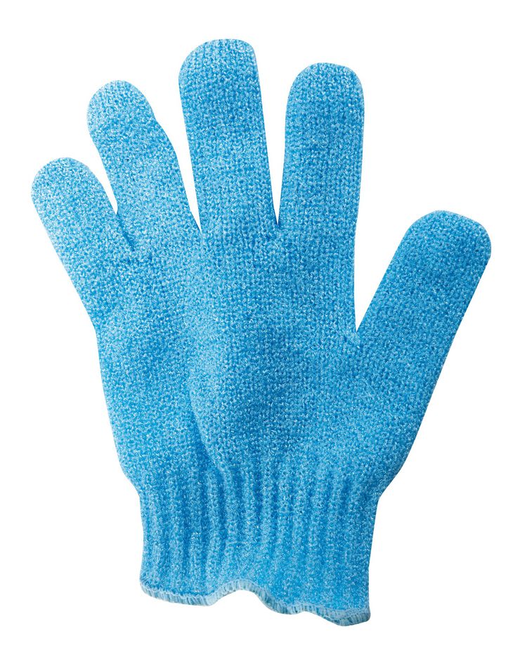 Gant exfoliant - lot de 2 (bleu) Gant exfoliant - lot de 2 (bleu)