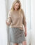 Jupe-short à carreaux (beige / chocolat)