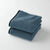 Éponge finition broderie fantaisie - 420g/m2 (bleu jean)