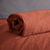 Drap-housse uni microfibre lavée bonnet 28 cm (terracotta)