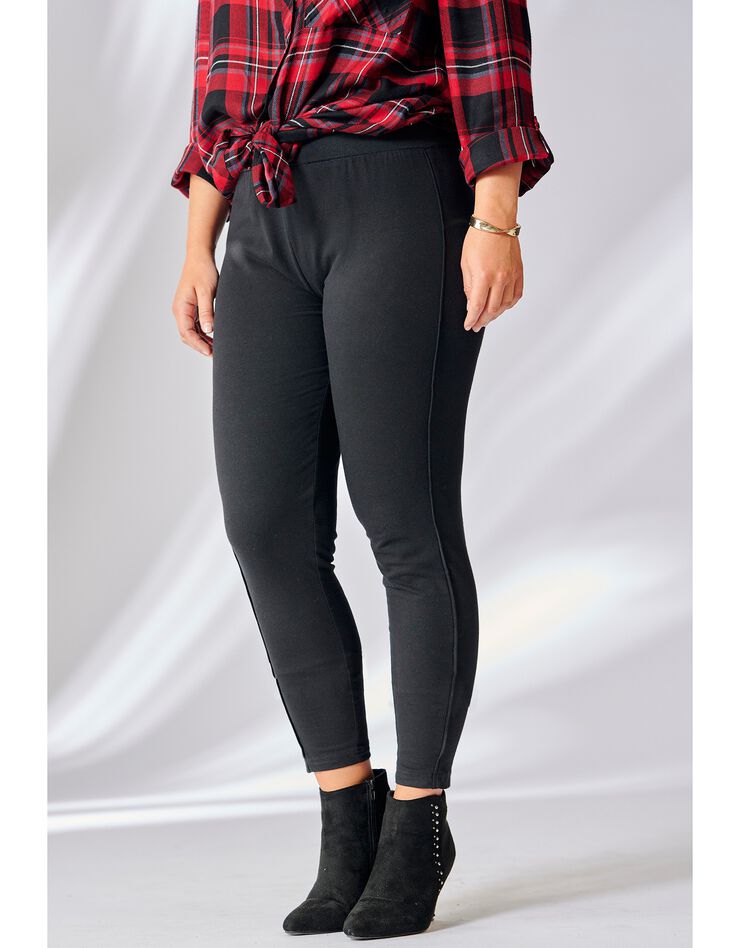 Legging à bande sur côté (noir) Legging à bande sur côté (noir)