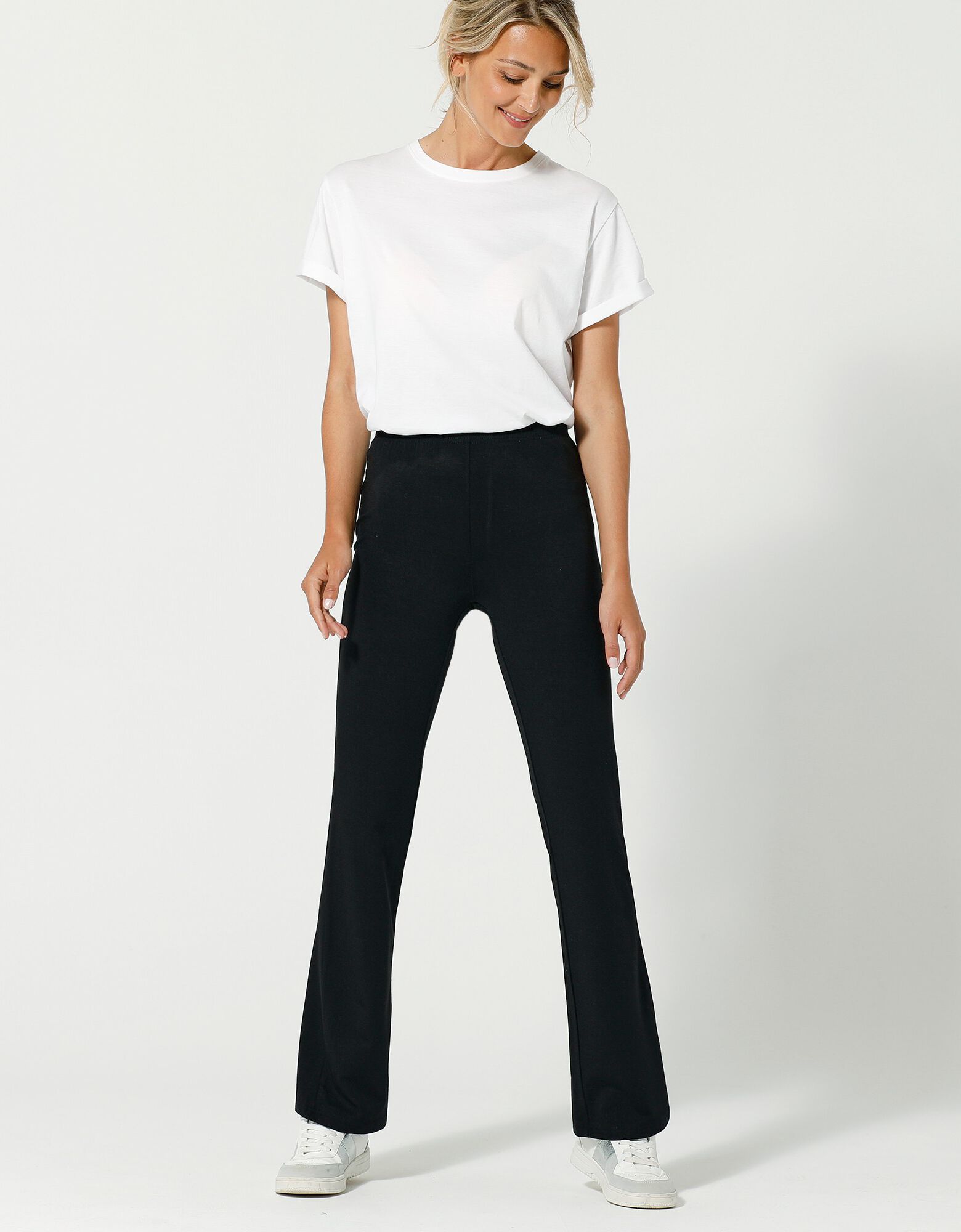 Legging Nine West En Maille Transparente Noir Taille L - Occasion Très Bon état